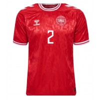 Maglia Calcio Danimarca Joachim Andersen #2 Prima Divisa Europei 2024 Manica Corta